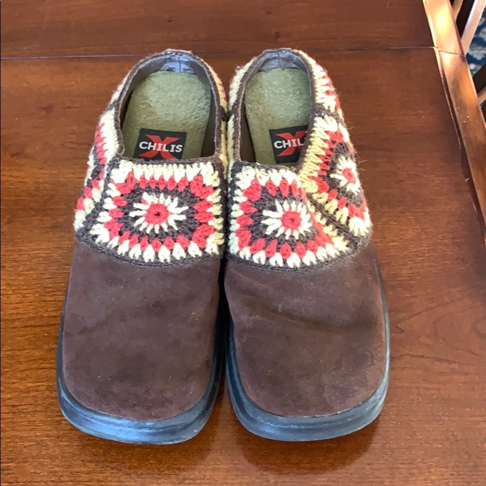 Chili’s Crocheted Clogs